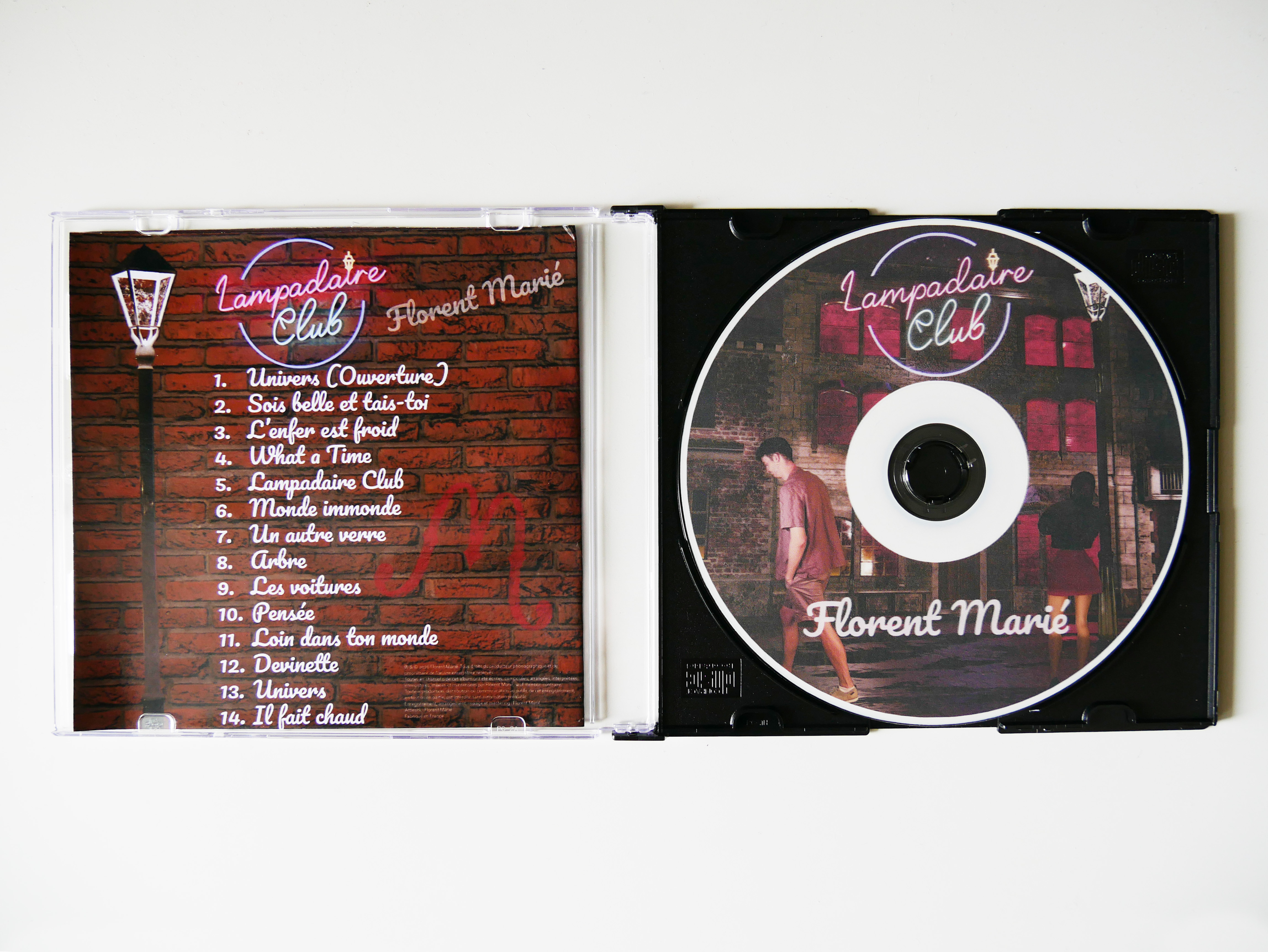 Pochette et CD Lampadaire Club